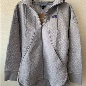 NWT Patagonia Cotton Quilt Hoody - Grey - Medium